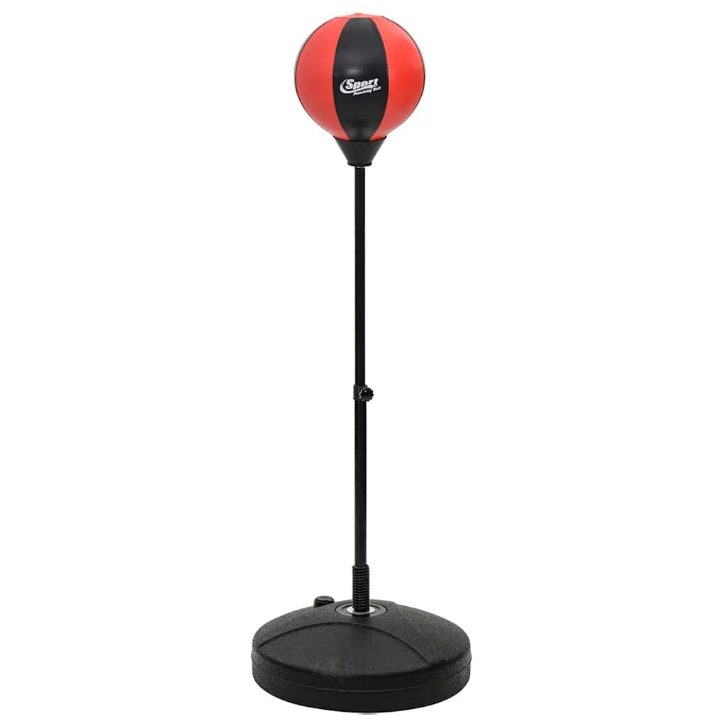 Punching Ball Set with Gloves and Pump Adjustable Height 81-122 cm