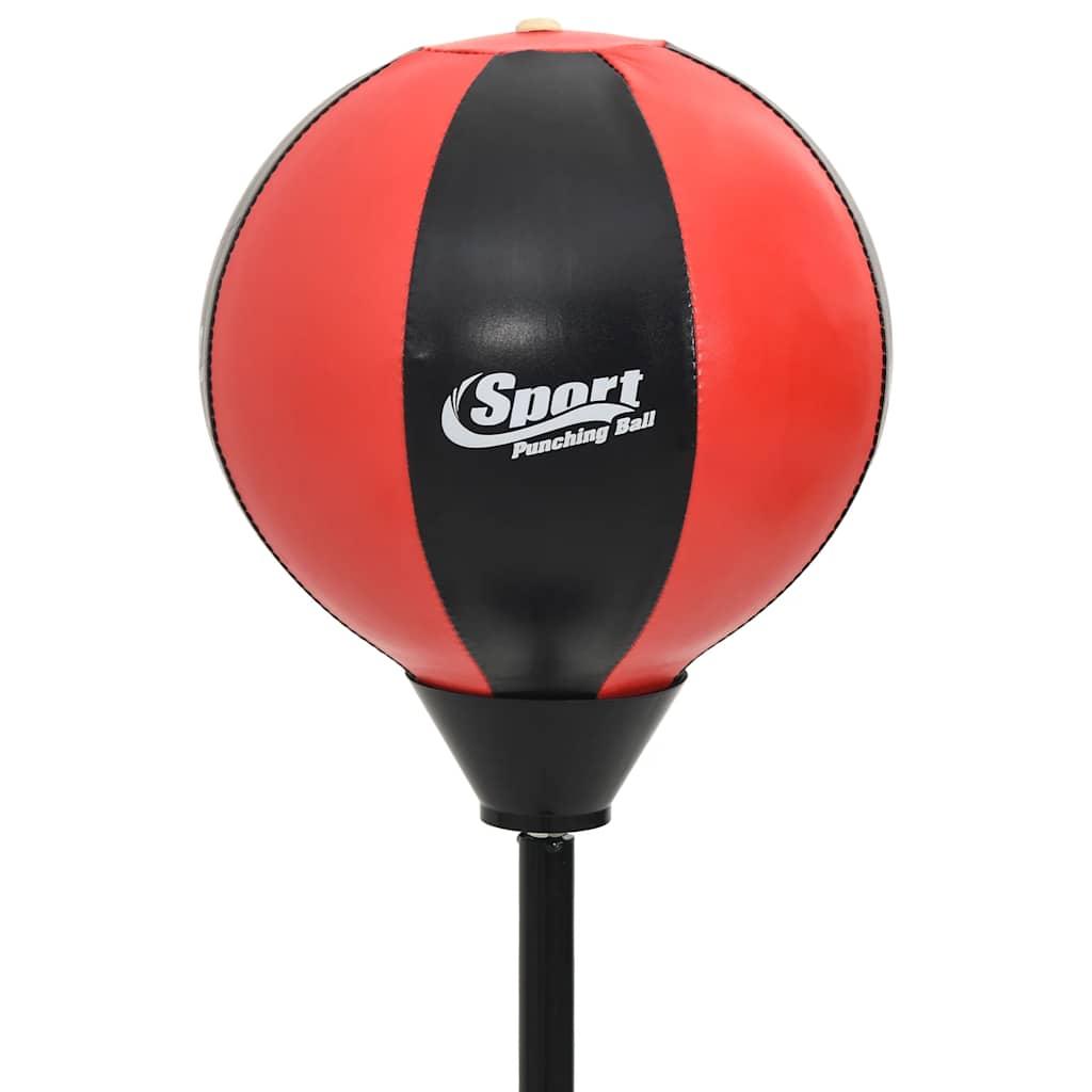 Punching Ball Set with Gloves and Pump Adjustable Height 81-122 cm