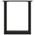 Coffee Table Legs U-Shaped 2 pcs Black 38x(42-43) cm Steel