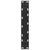 Coffee Table Legs U-Shaped 2 pcs Black 38x(42-43) cm Steel