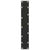 Dining Table Legs U-Shaped 2 pcs Black 50x(72-73) cm Steel