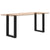 Dining Table Legs U-Shaped 2 pcs Black 50x(72-73) cm Steel