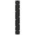 Dining Table Legs U-Shaped 2 pcs Black 60x(72-73) cm Steel