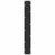 Dining Table Legs U-Shaped 2 pcs Black 80x(72-73) cm Steel