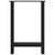 Dining Table Legs Black 2 pcs 60x(72-73) cm Steel