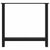Dining Table Legs Black 2 pcs 80x(72-73) cm Steel