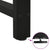 Dining Table Legs Black 2 pcs 80x(72-73) cm Steel