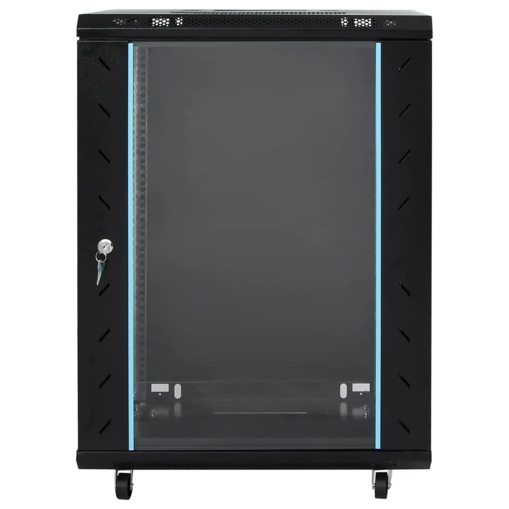 15U Network Cabinet 19" IP20 Black 60x45x86 cm