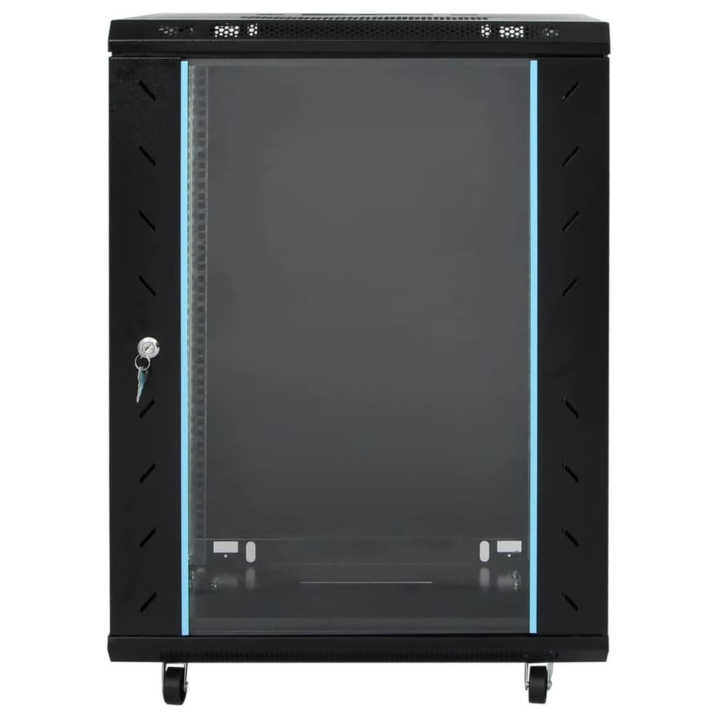 15U Network Cabinet 19" IP20 Black 53x40x80 cm