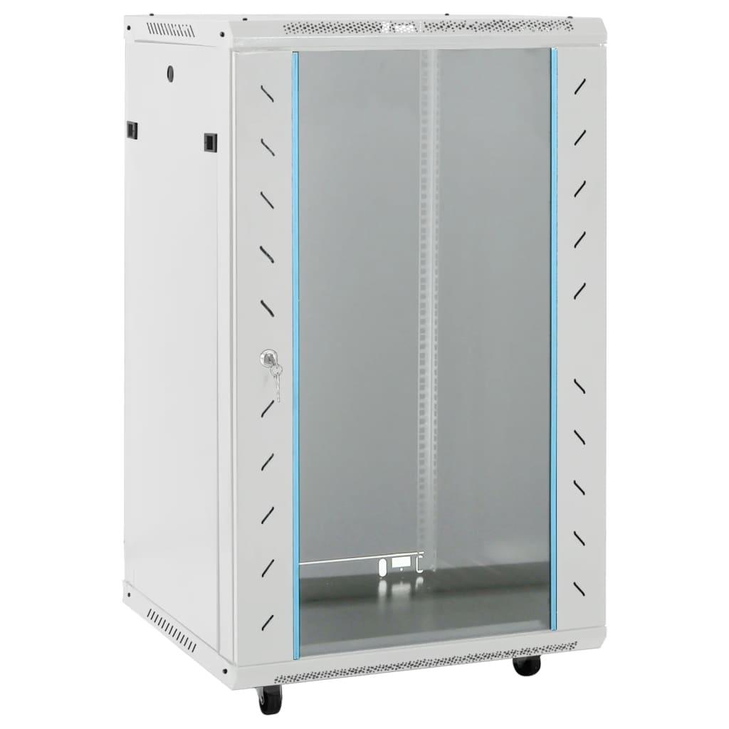 18U Network Cabinet 19&quot; IP20 Grey 60x60x100 cm