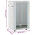 18U Network Cabinet 19" IP20 Grey 60x60x100 cm