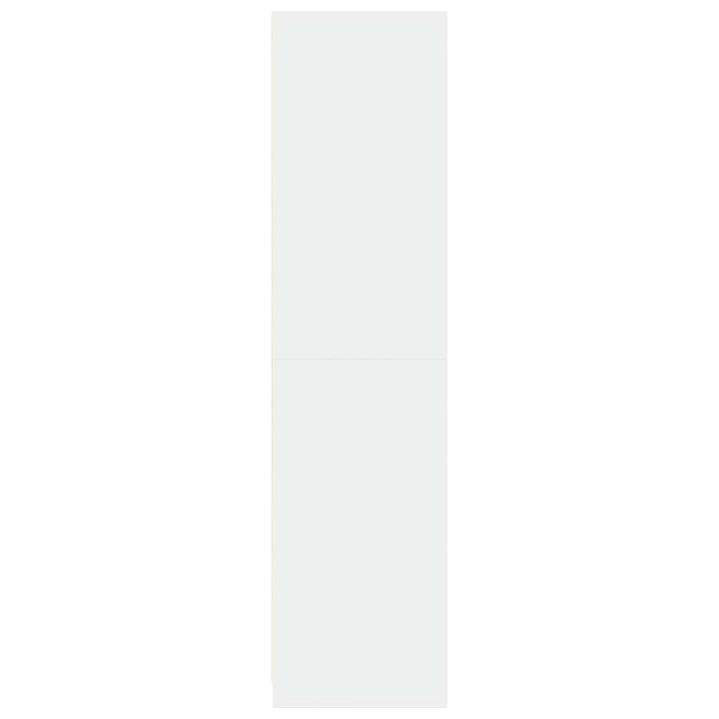 Wardrobe White 30x50x200 cm Engineered Wood