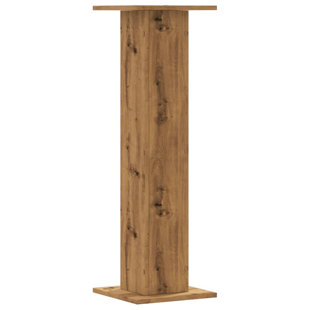 Plant Stands 2 pcs Artisian Oak 30x30x95 cm Engineered Wood
