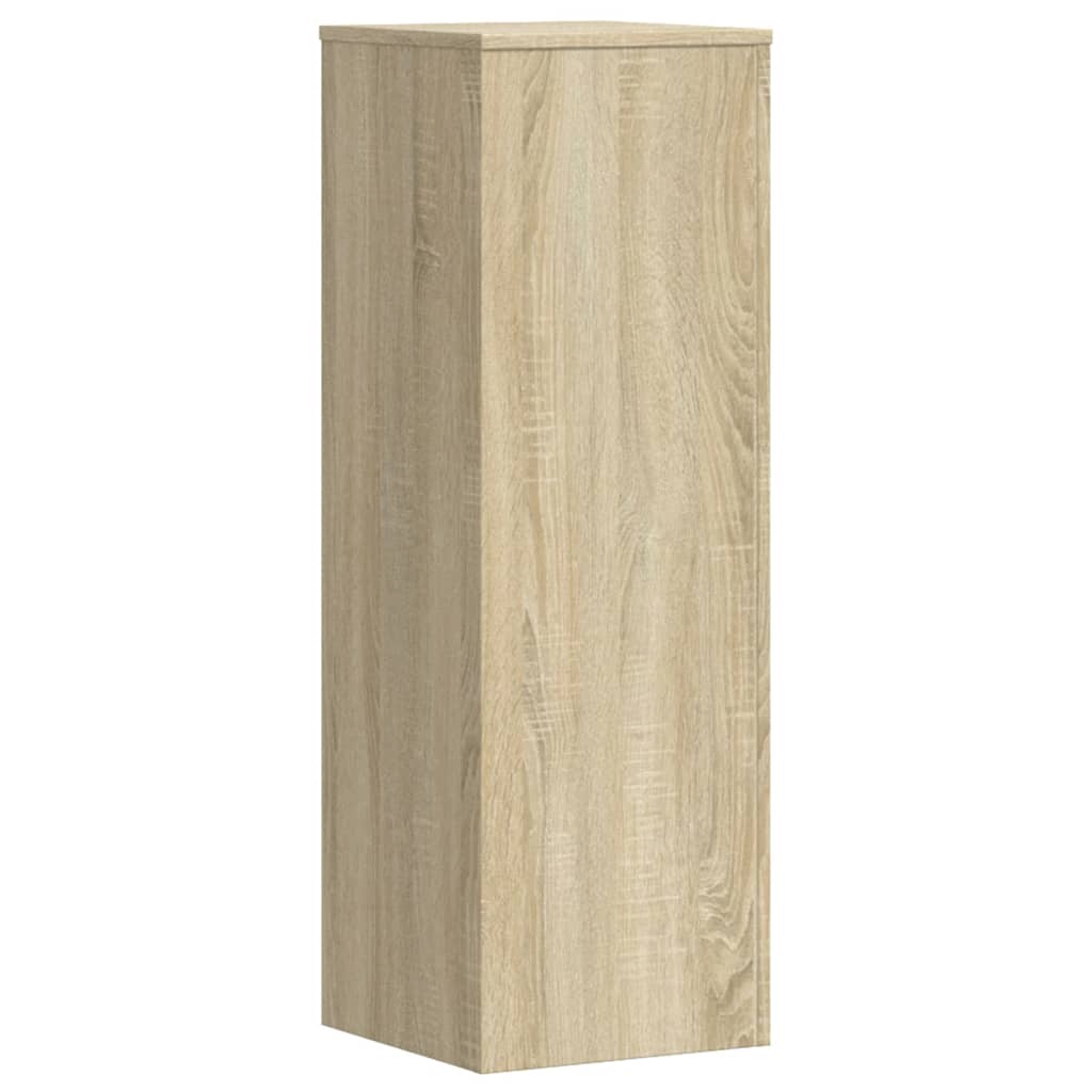 Plant Stands 2 pcs Sonoma Oak 33x33x100 cm Engineered Wood