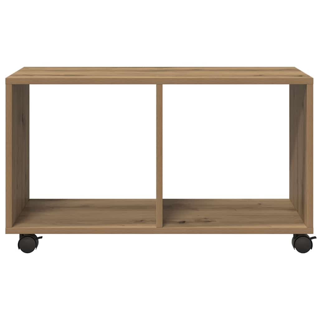 Rolling Cabinet Artisian Oak 72x33x42.5 cm Engineered Wood