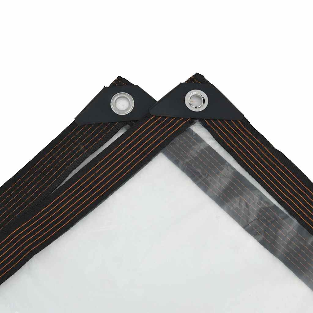 Clear Tarpaulin with Eyelets 2x3 m Polyethylene