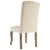 Dining Chairs 4 pcs Beige Linen-Look Fabric