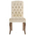 Dining Chairs 6 pcs Beige Linen-Look Fabric