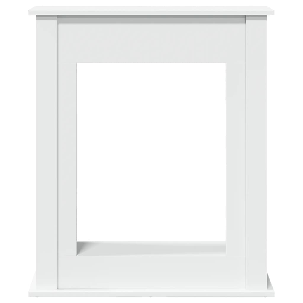 Fireplace Surround White 75x20x87,5 cm Engineered Wood