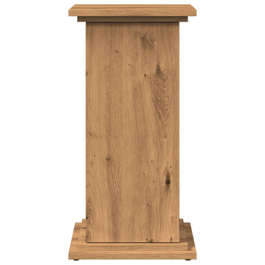 Display Stand with Storage Artisan Oak 31x30x60 cm Engineered Wood