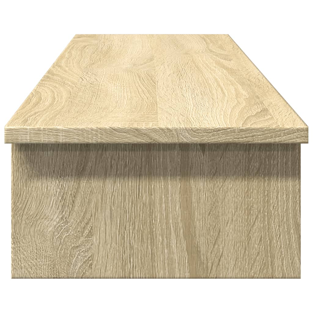 Monitor Stand Sonoma Oak 100x27x15 cm Engineered Wood