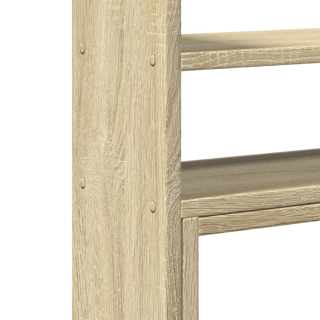 Desk Organiser Adjustable Sonoma Oak 40x17x41 cm Engineered Wood