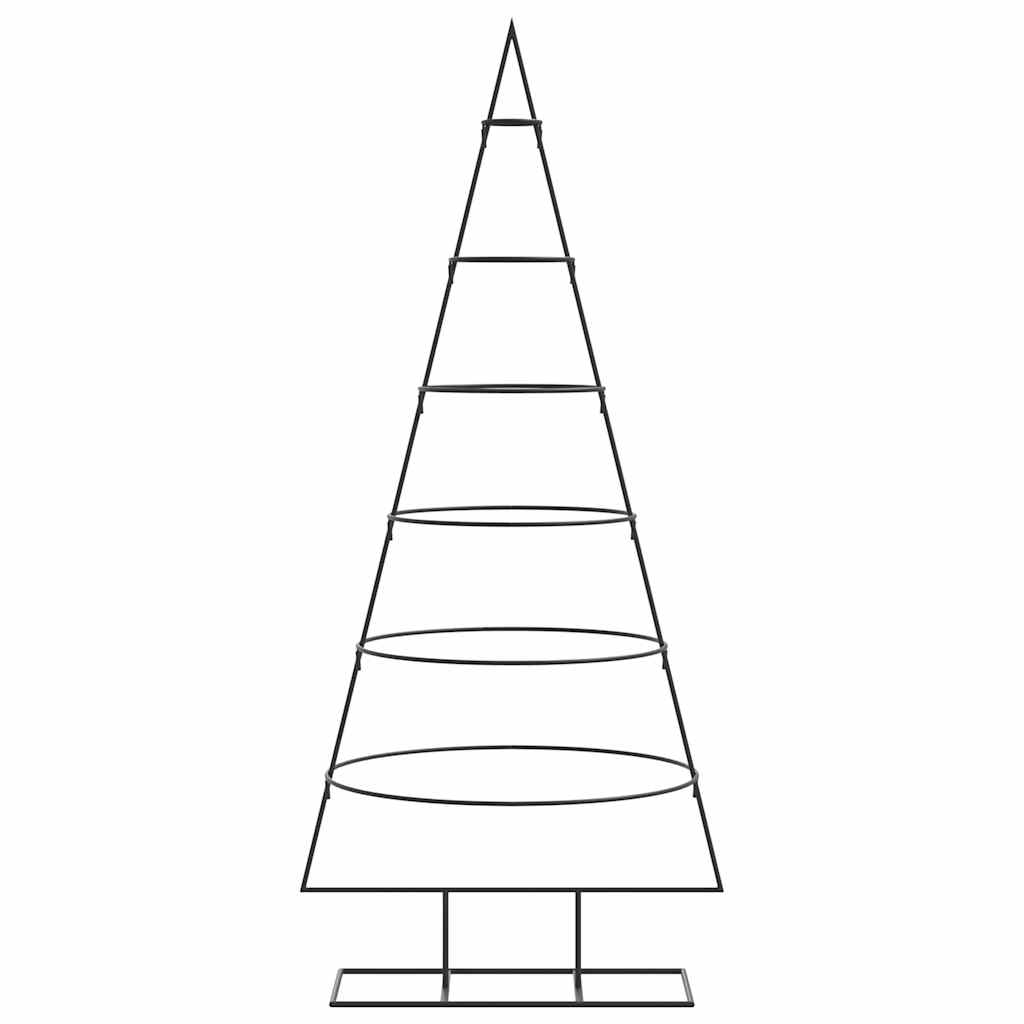 Metal Christmas Tree for Decoration Black 150 cm