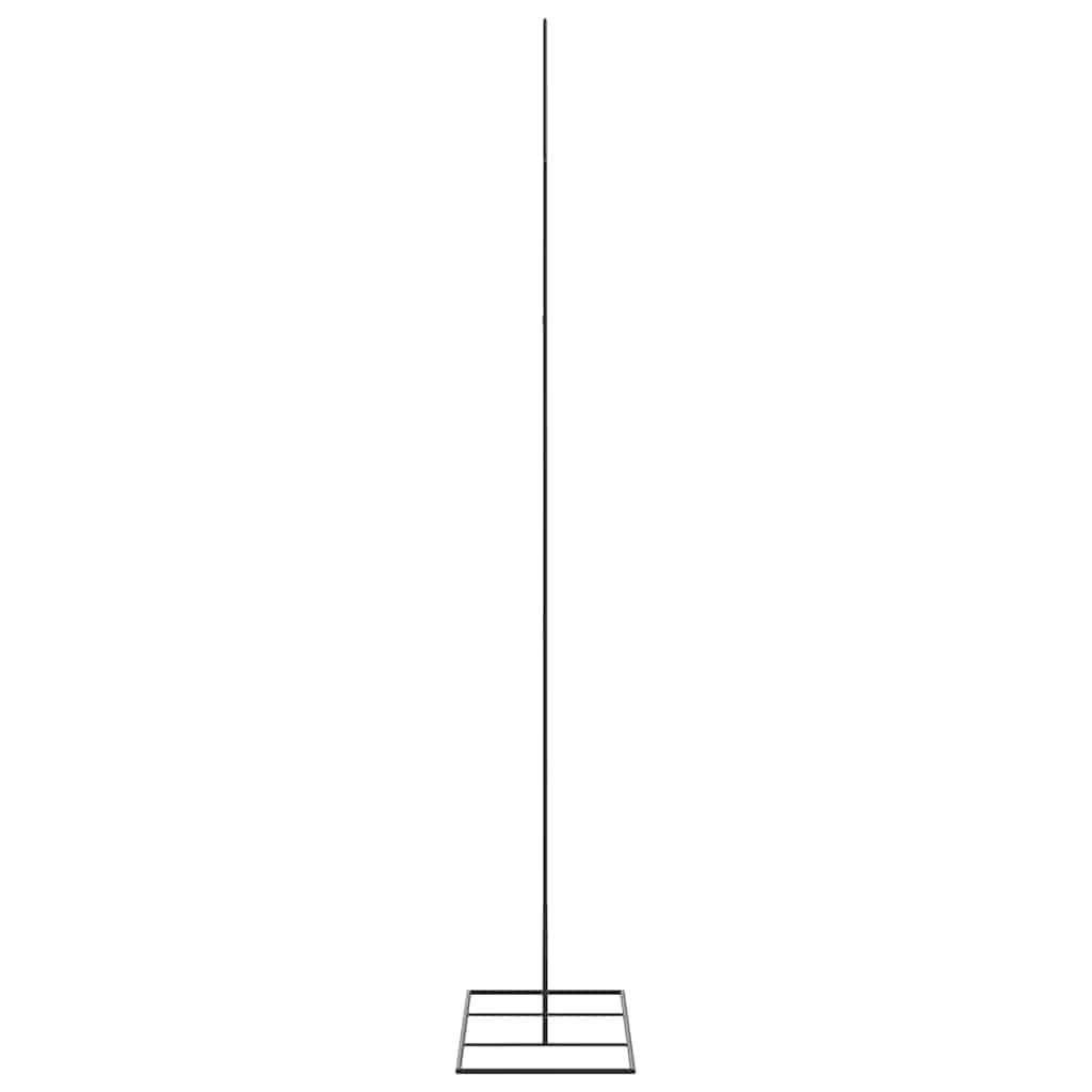 Metal Christmas Tree for Decoration Black 180 cm