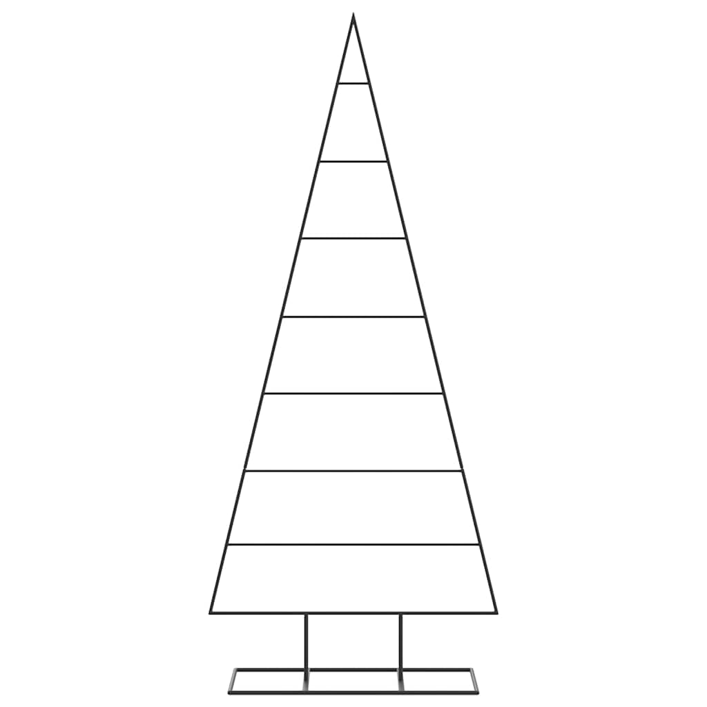 Metal Christmas Tree for Decoration Black 150 cm