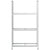 3-Layer Tyre Shelf Silver 110x40x200 cm Steel