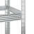3-Layer Tyre Shelf Silver 110x40x200 cm Steel