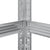 3-Layer Tyre Shelf Silver 110x40x200 cm Steel