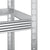 3-Layer Tyre Shelves 2 pcs Silver 110x40x200 cm Steel