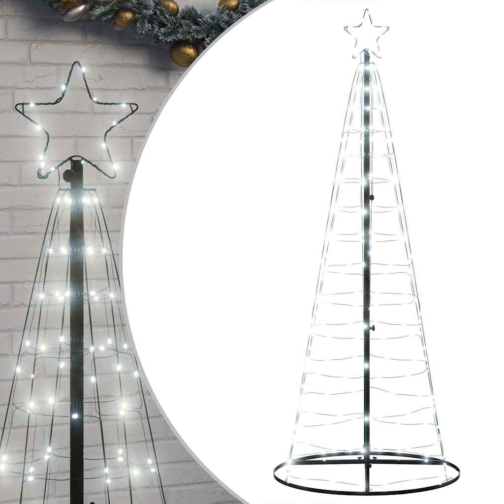 LED Christmas Tree 200 LEDs Cold White 180 cm