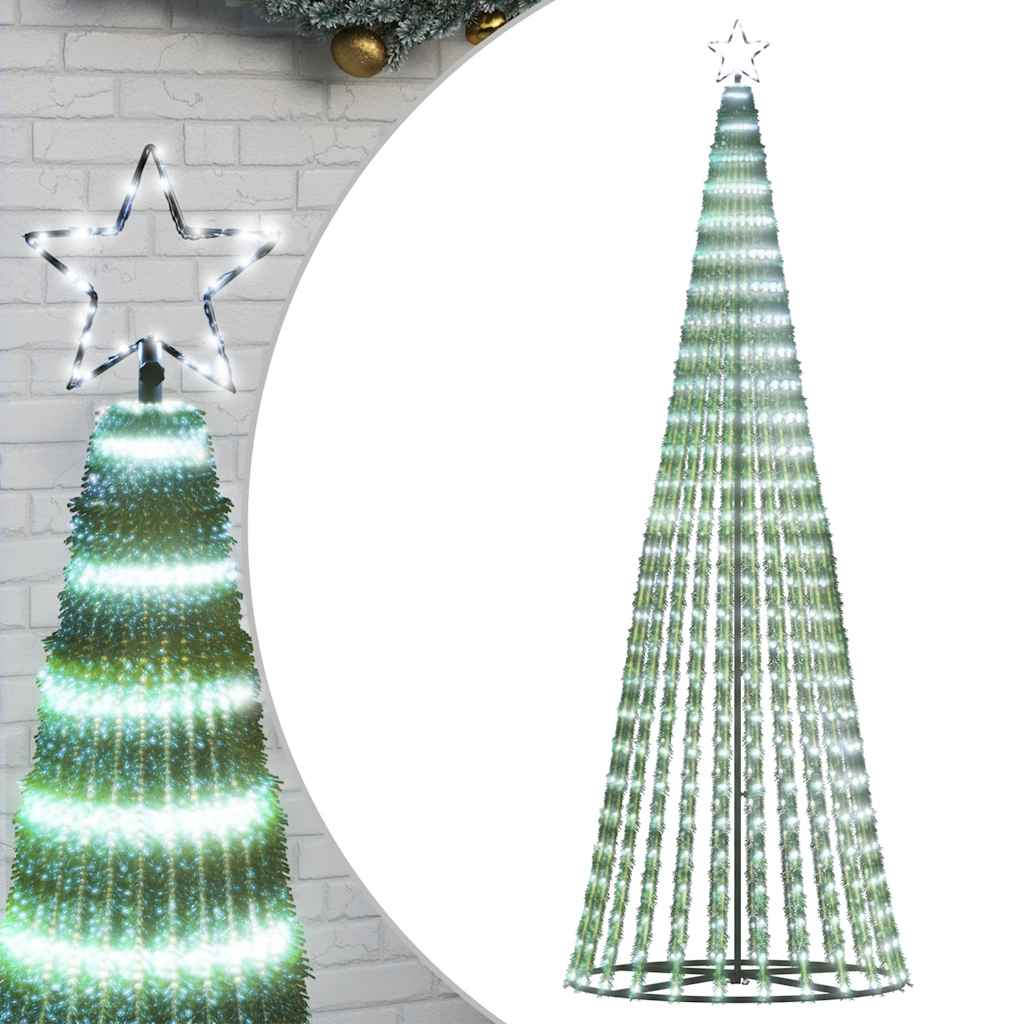 Christmas Tree Light Cone 475 LEDs Cold White 250 cm