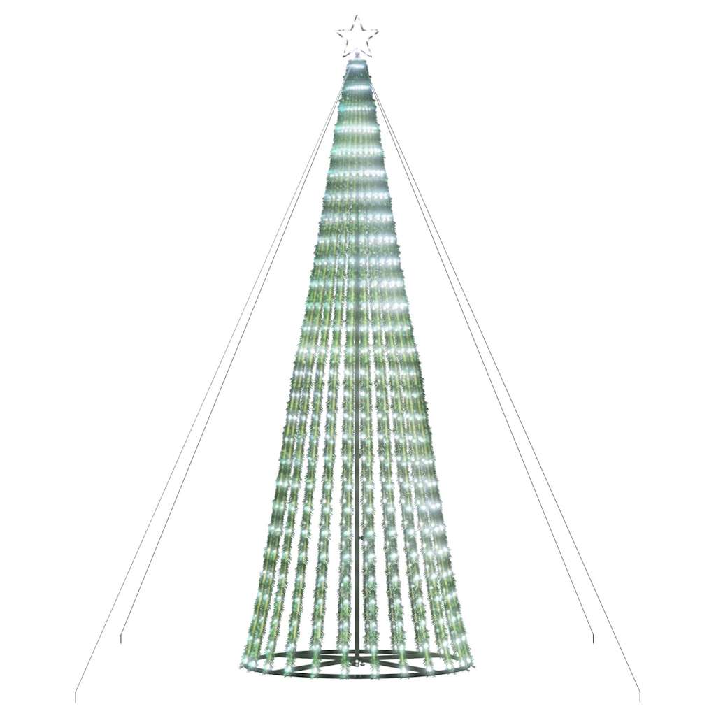 Christmas Tree Light Cone 1028 LEDs Cold White 400 cm