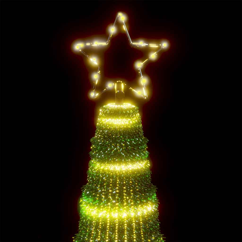 LED Christmas Tree with Spikes 570 LEDs Warm White 300 cm