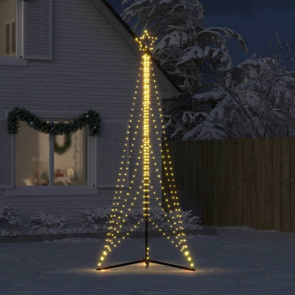 Christmas Tree Light 525 LEDs Warm White 302 cm