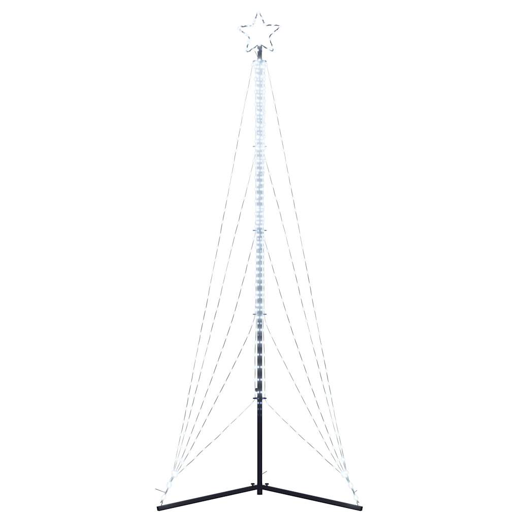 LED Christmas Tree 525 LEDs Cold White 302 cm