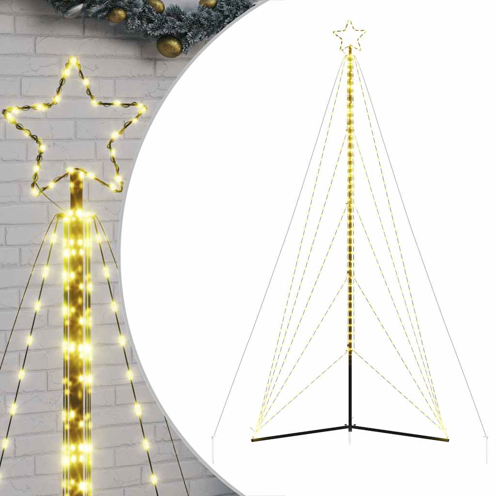 Christmas Tree Light 615 LEDs Warm White 404.5 cm