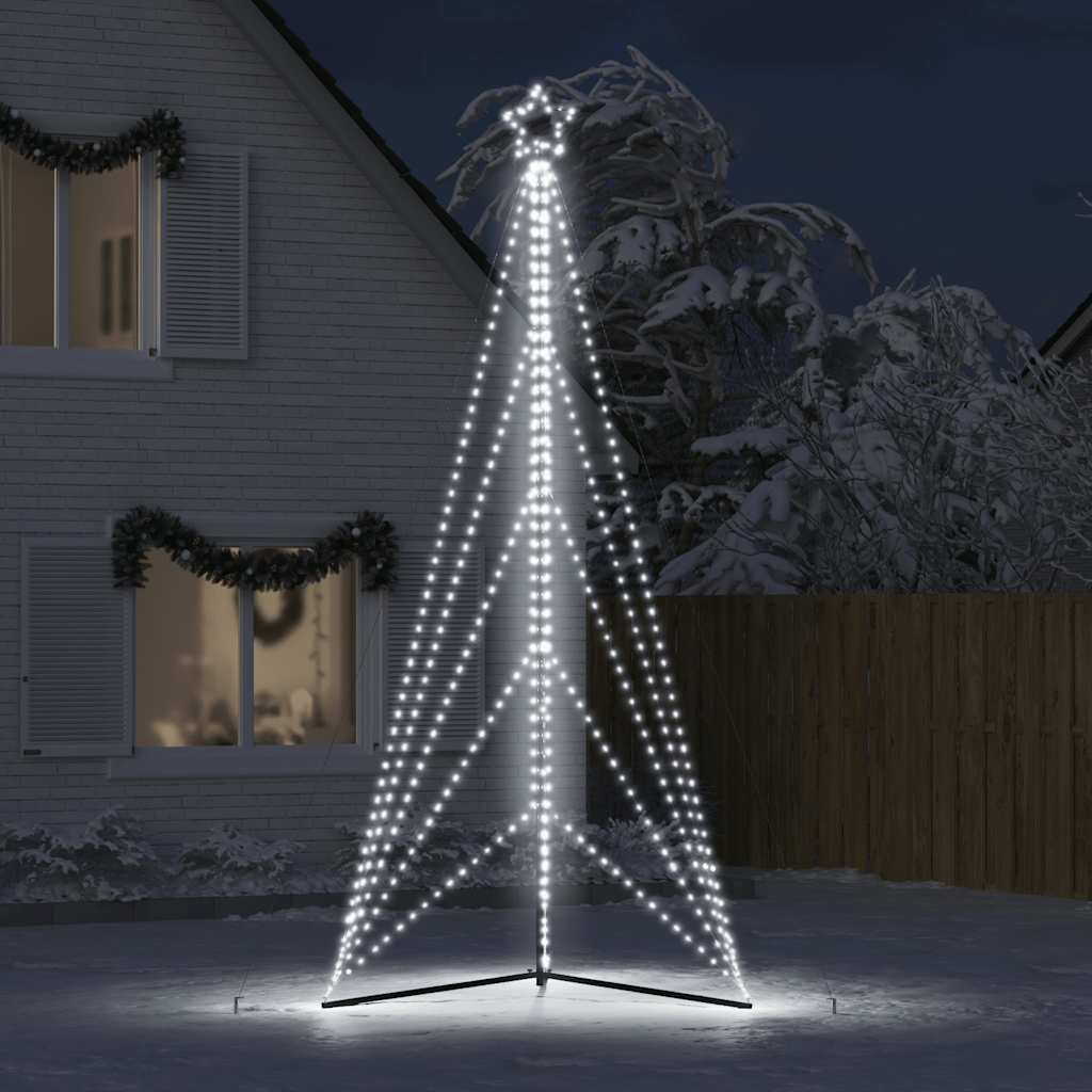 Christmas Tree Light 615 LEDs Cold White 404.5 cm