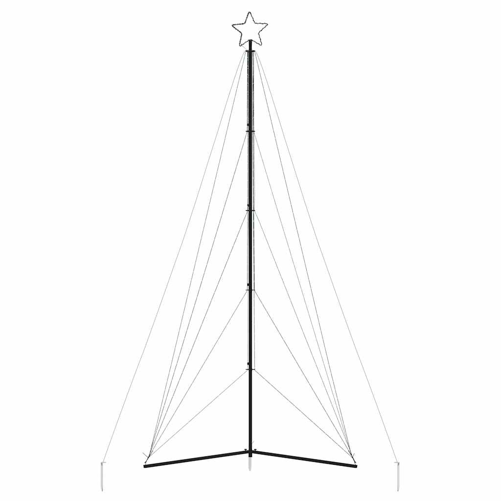 LED Christmas Tree 615 LEDs Cold White 404.5 cm