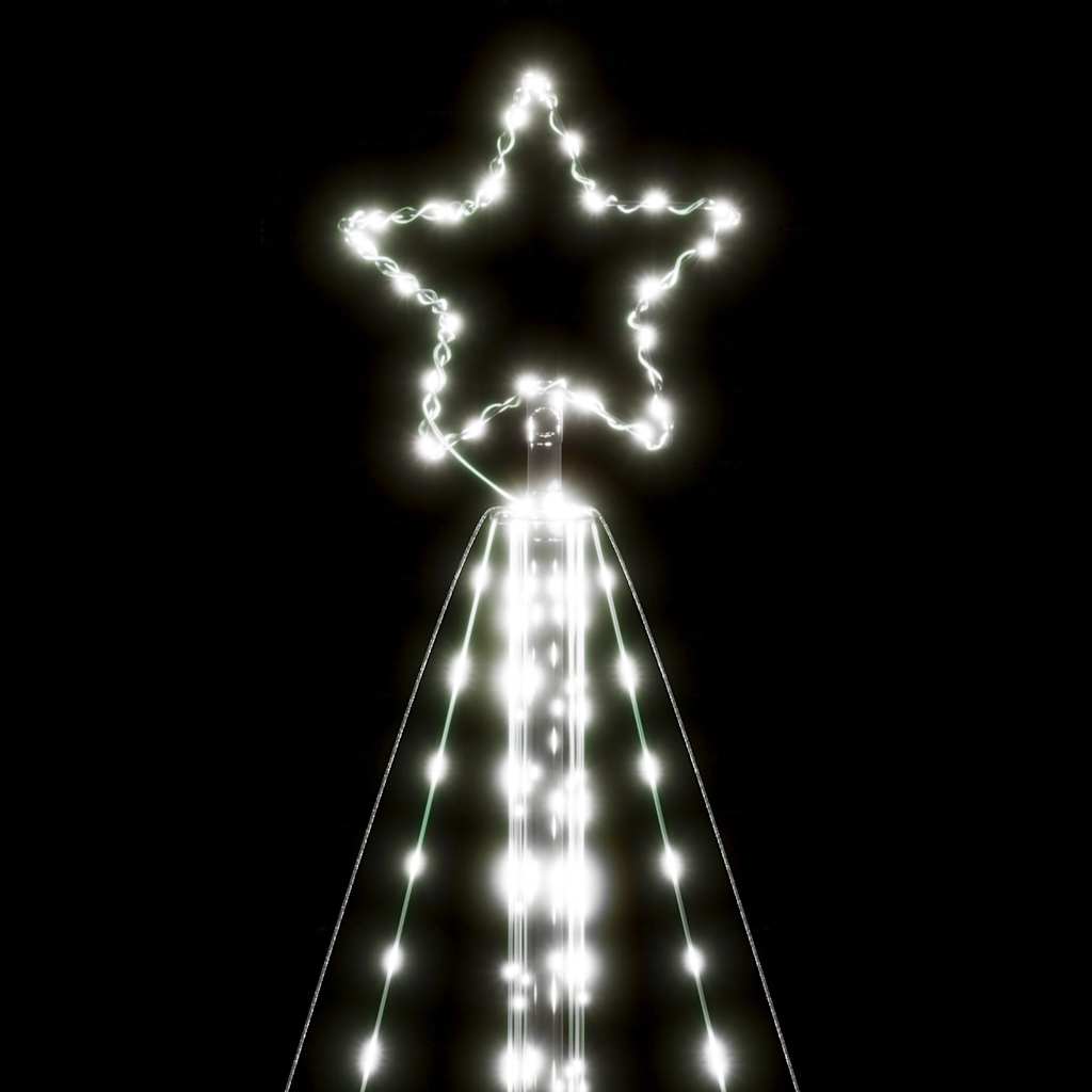 LED Christmas Tree 615 LEDs Cold White 404.5 cm