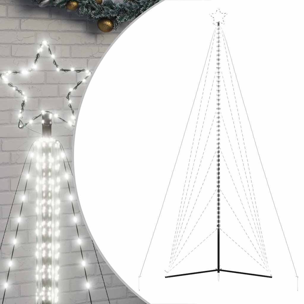 LED Christmas Tree 861 LEDs Cold White 478 cm