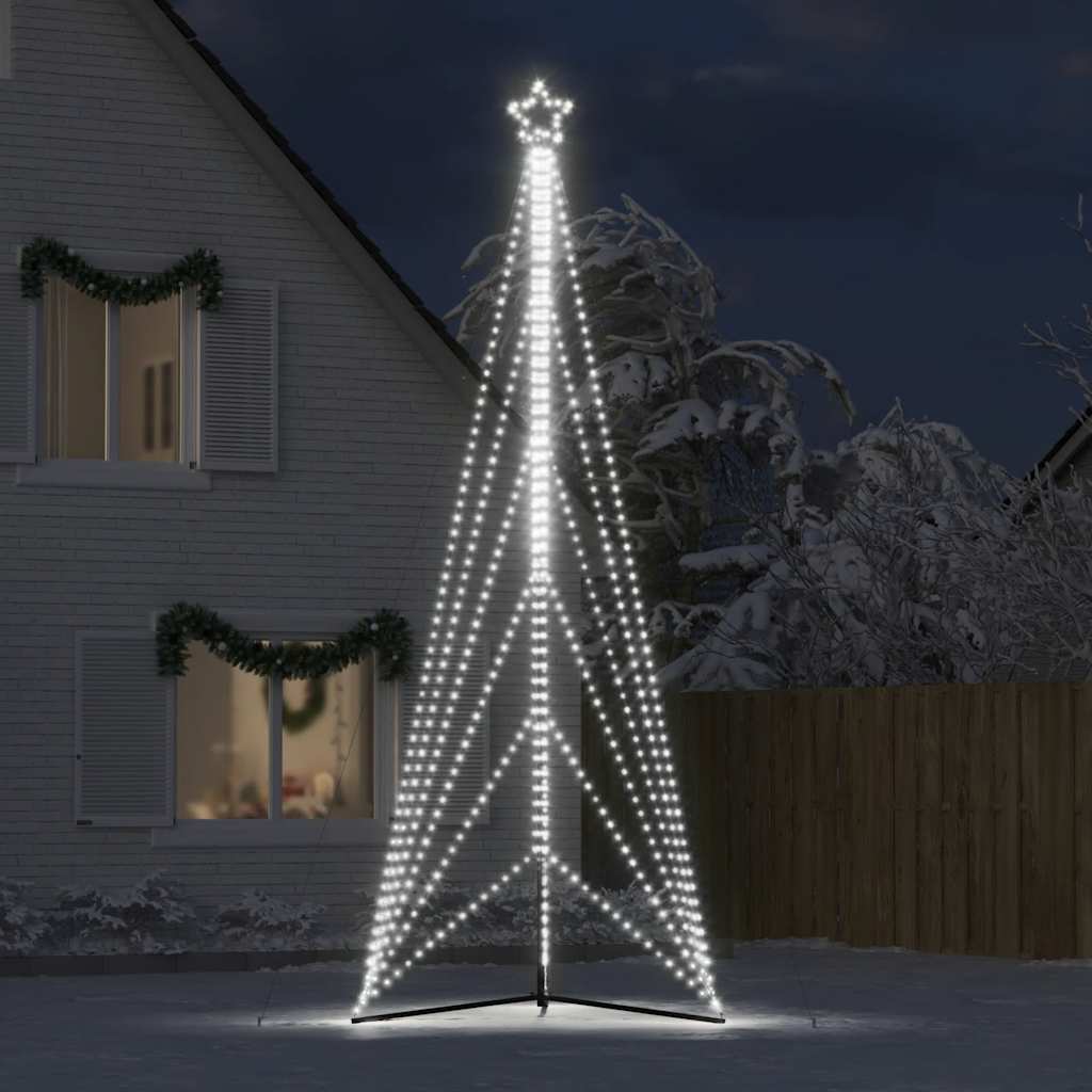 Christmas Tree Light 861 LEDs Cold White 478 cm