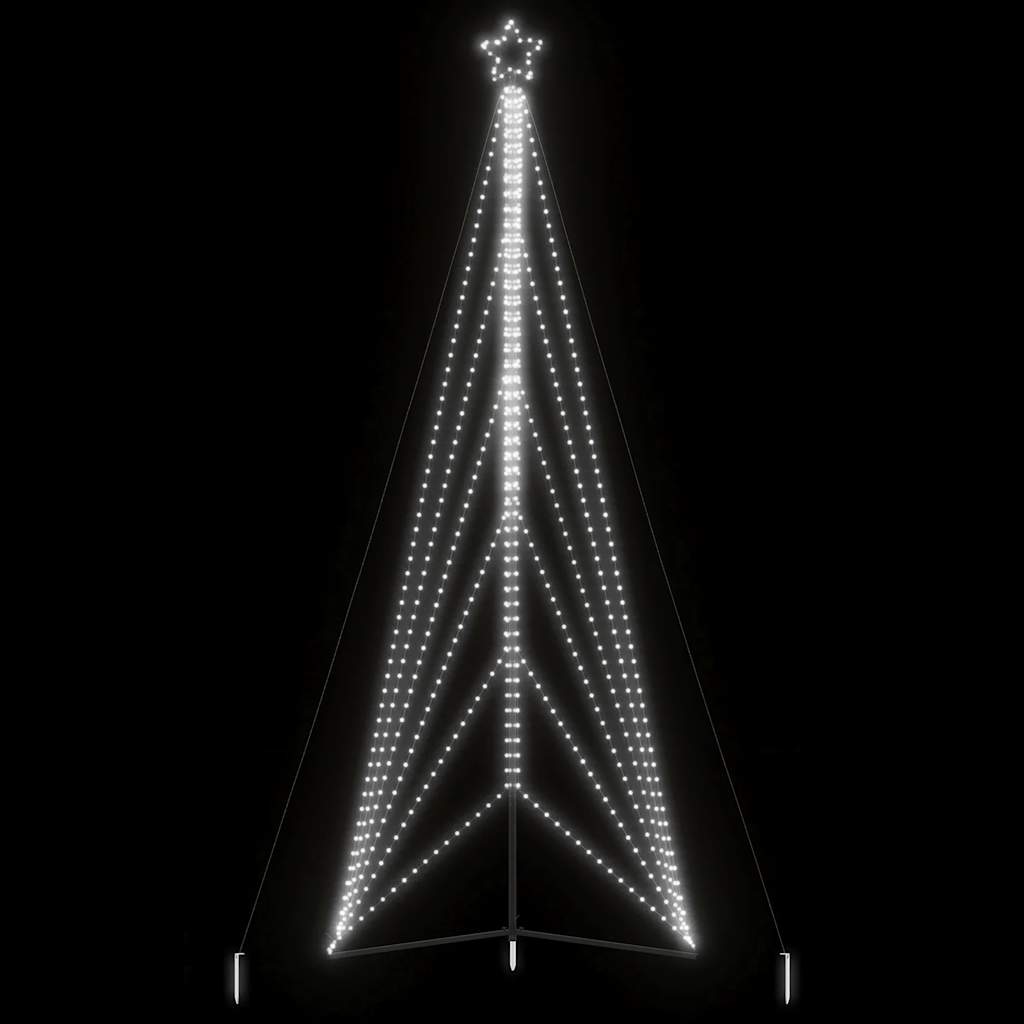 LED Christmas Tree 861 LEDs Cold White 478 cm