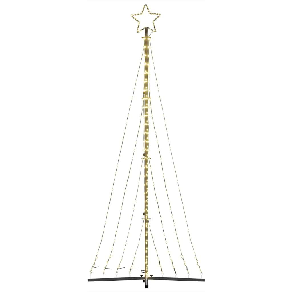 LED Christmas Tree 447 LEDs Warm White 240 cm