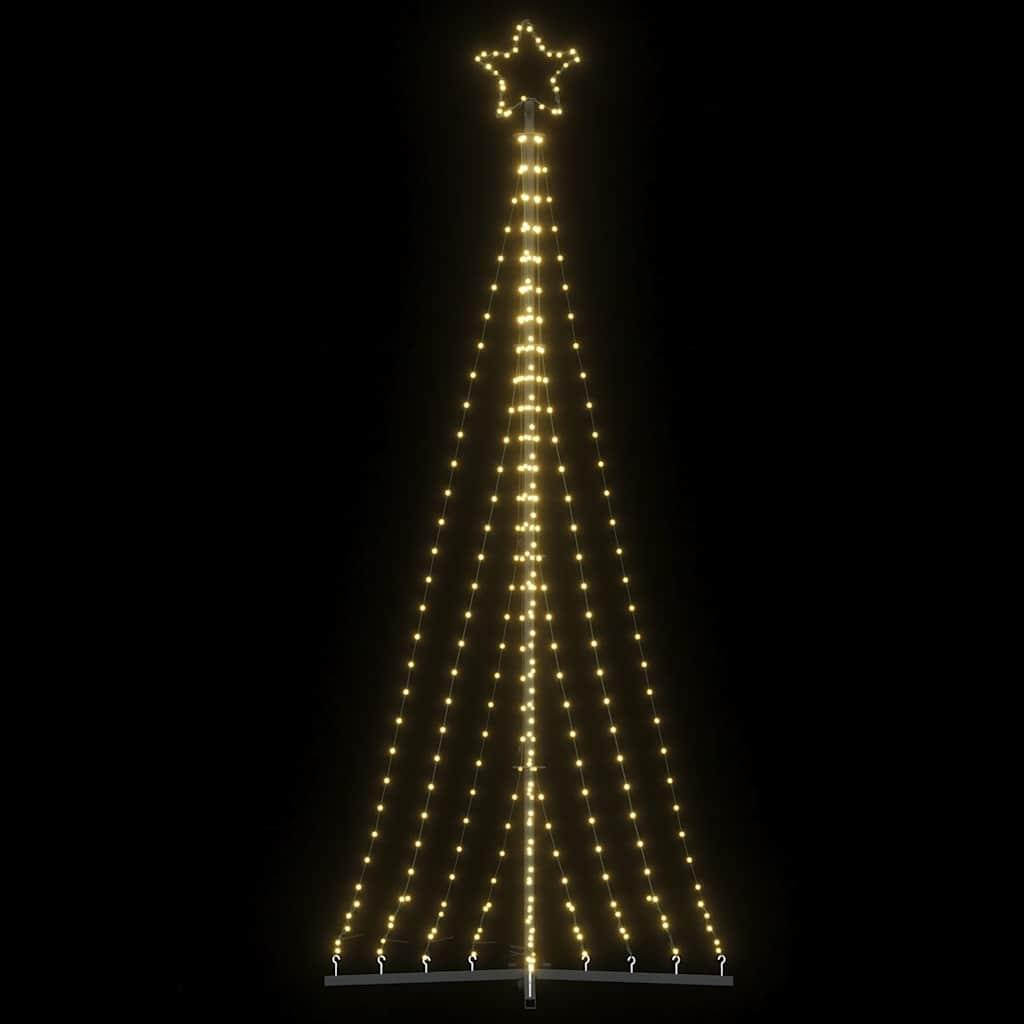 LED Christmas Tree 447 LEDs Warm White 240 cm