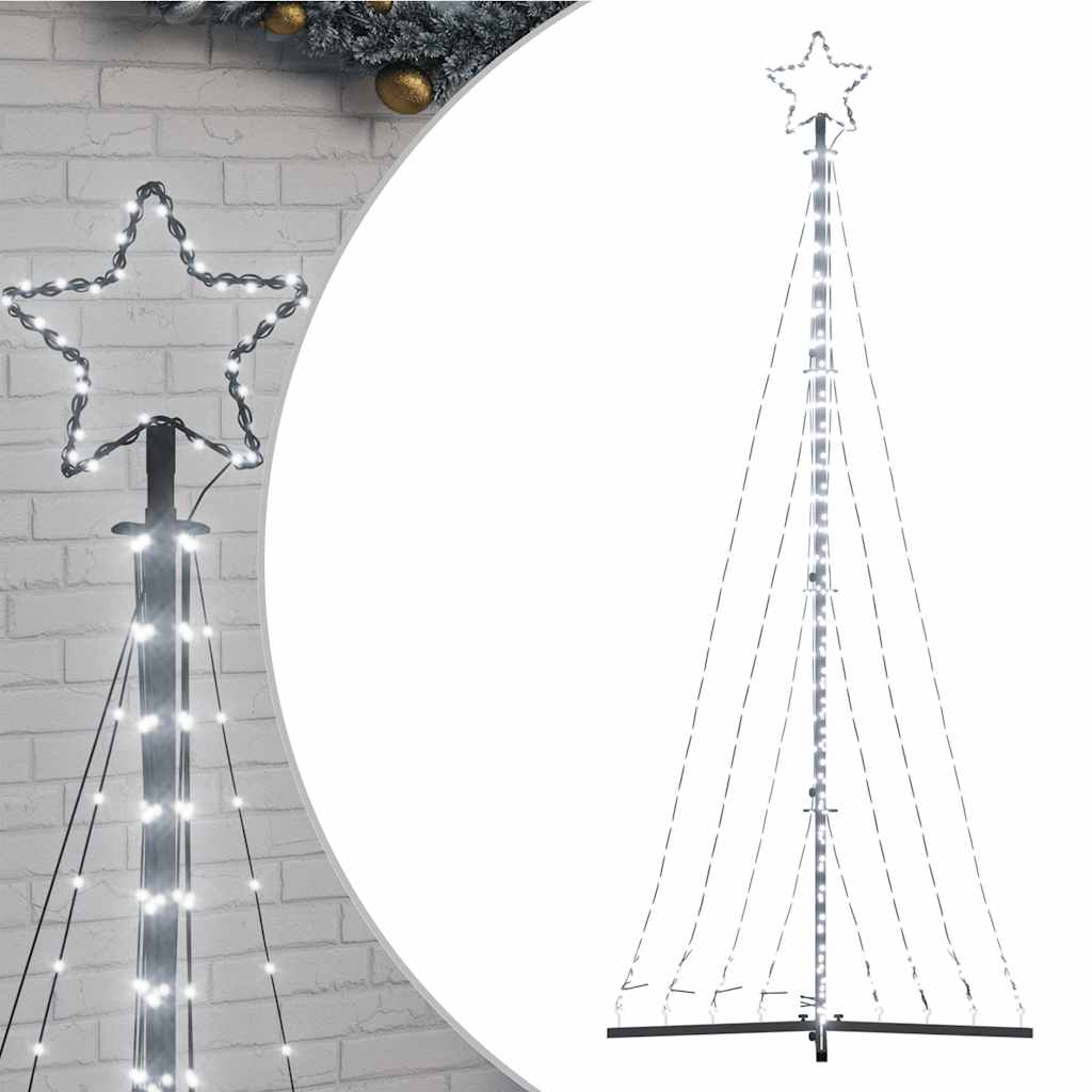 Christmas Tree Light 447 LEDs Cold White 240 cm