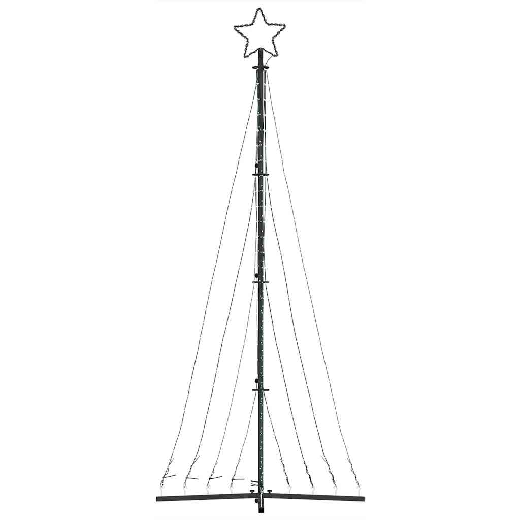 LED Christmas Tree 447 LEDs Cold White 240 cm